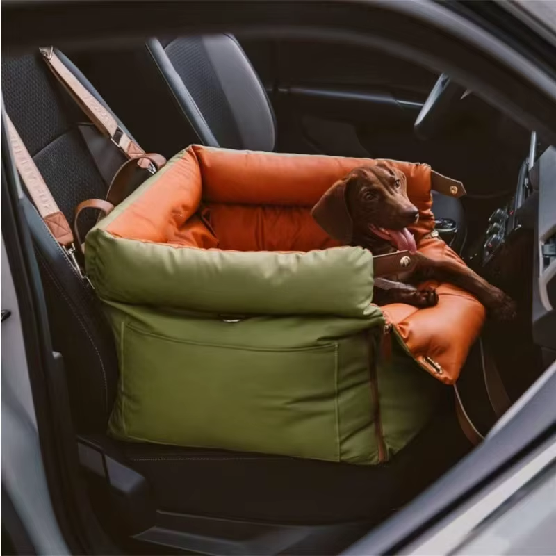 Asiento de Auto para Perros 3 en 1 — Bolso Transportador + Cama