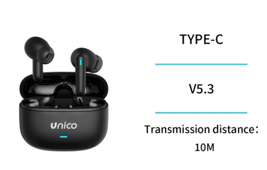 Auriculares In Ear Tws Unicostar T25 Con Caja Metal