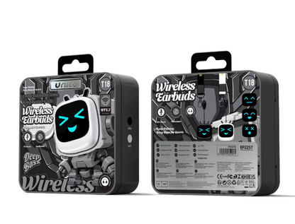 Auriculares In Ear Tws Unicostar T18 Con Caja Metal