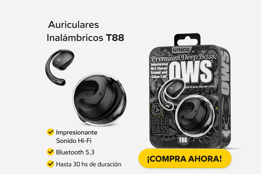 Auriculares Ows Deportivos Unicostar T88 Con Caja Metal