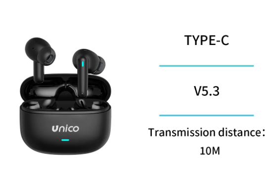 Auriculares In Ear Tws Unicostar T25 Con Caja Metal