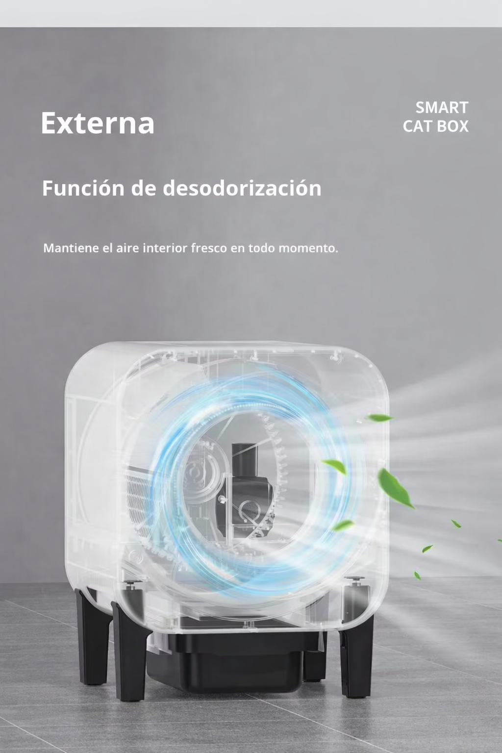 Arenero Sanitario Autolimpiante Premium Diseño Madera