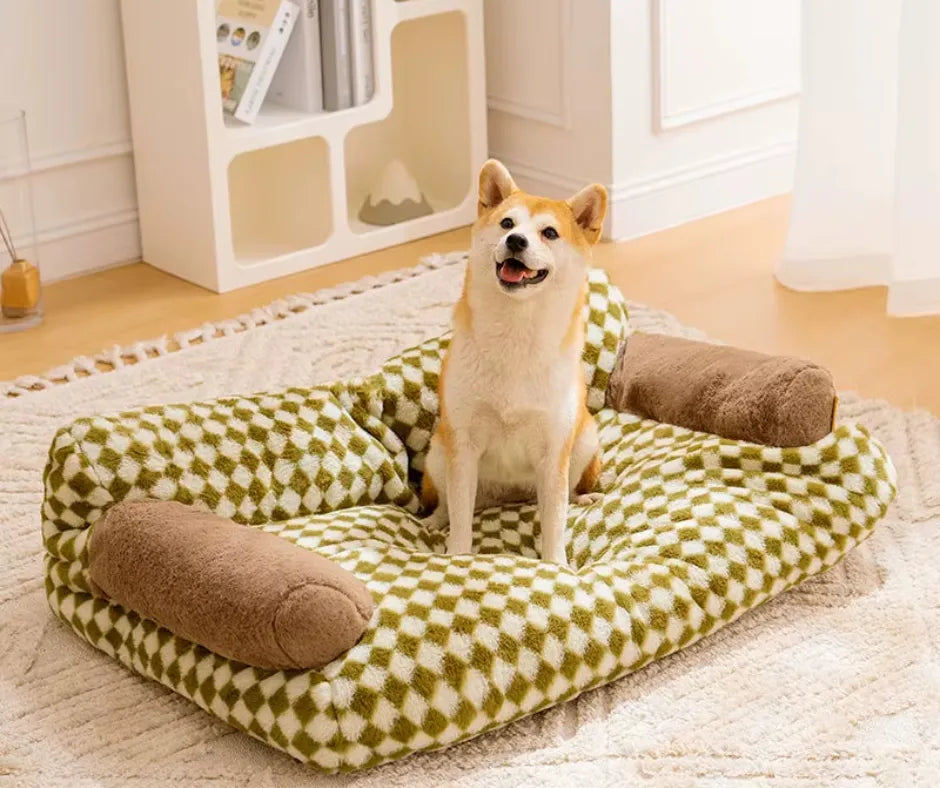 Cama Para Perro Ortopédica Acolchada Con Funda Removible