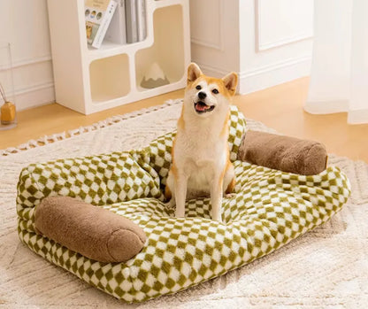 Cama Para Perro Ortopédica Acolchada Con Funda Removible