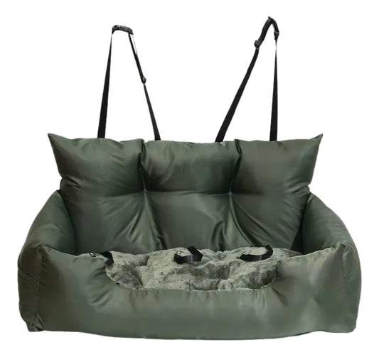 Butaca Para Perro Auto Acolchada Con Correas De Seguridad