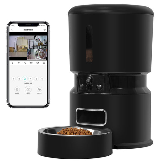 Comedero Automático Inteligente Con Cámara Para Mascotas
