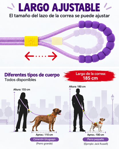 Correa Multifuncional Manos Libres para Perros
