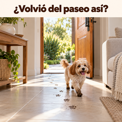 Lavapatas Giratorio para Perros Chicos – Sin Pilas ni Carga